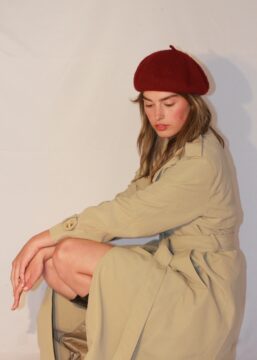 Alternative view of Lange basic trenchcoat