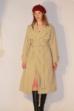 Lange basic trenchcoat