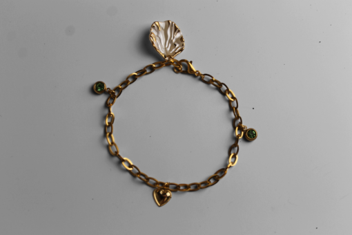 Marly bracelet green diamonds - Afbeelding 2